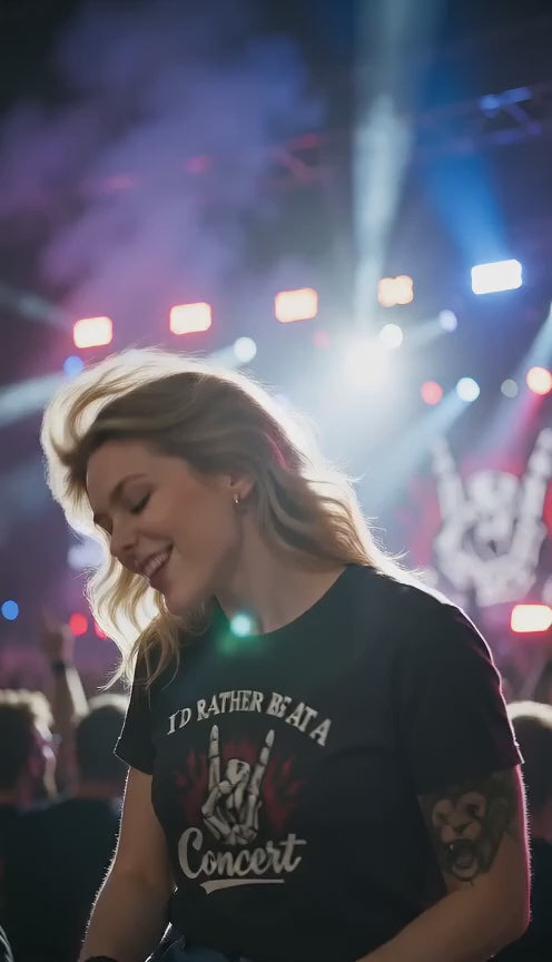 I’d Rather Be at A Concert Graphic Tee